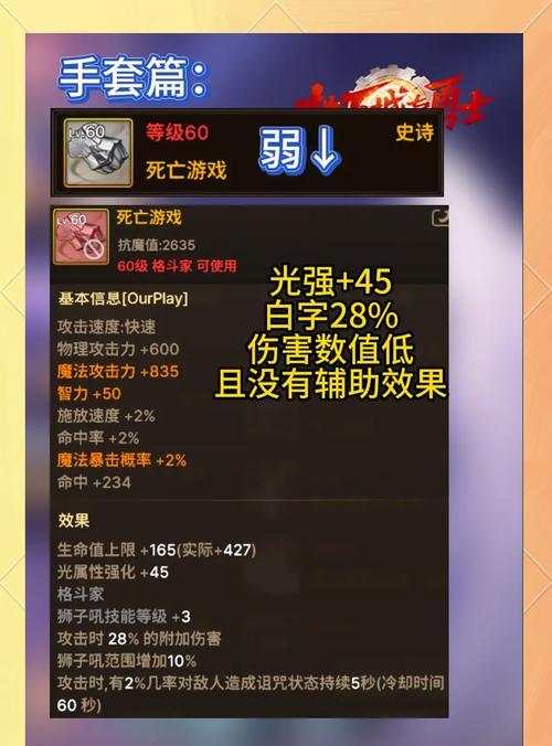 地下城格斗家装备选择指南？哪些装备最匹配格斗家？  第3张