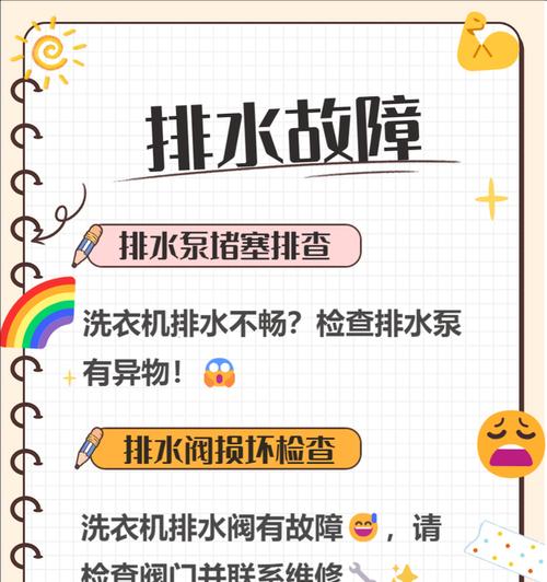 小天娥洗衣机不转动可能是什么问题？如何排查故障？  第3张