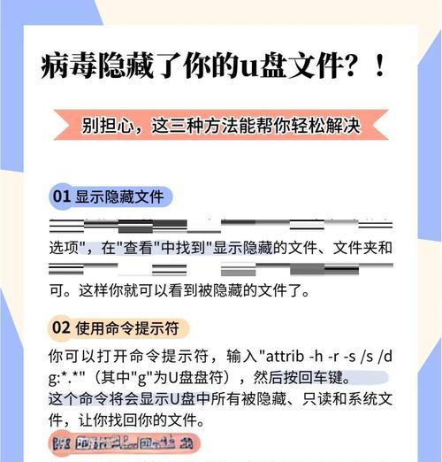 如何恢复被隐藏的U盘文件（掌握几种简单方法）  第3张