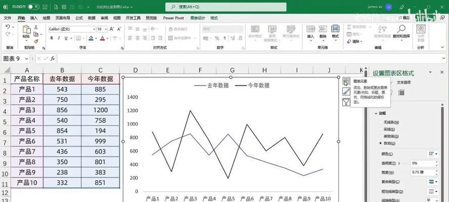 用Excel制作曲线图对比（轻松掌握）  第1张