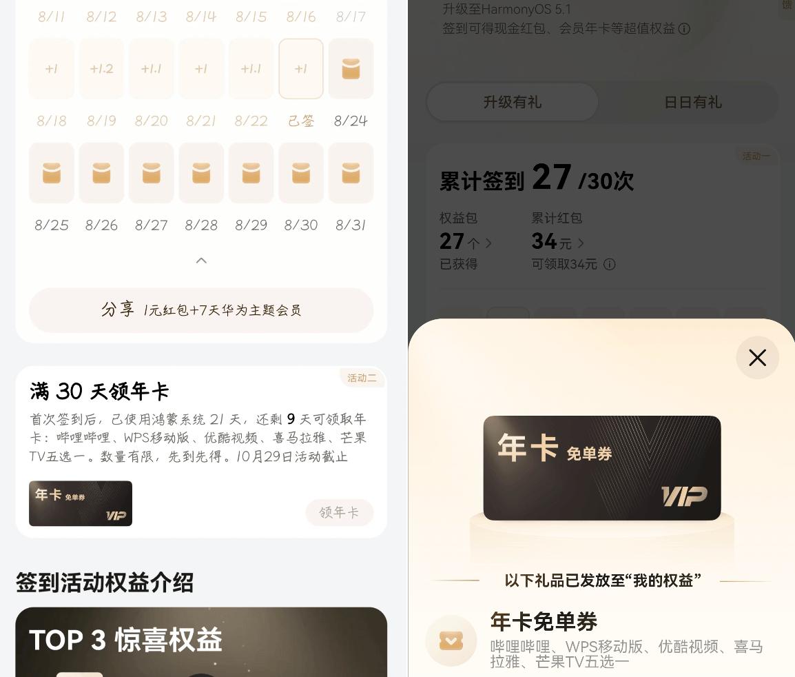 从鸿蒙有礼薅的优惠券，让我请闺蜜喝瑞幸奈雪，实现「大户」梦  第2张